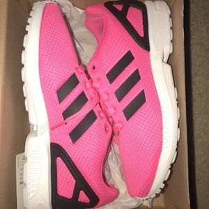 ADIDAS PINK/BLACK ZX FLUX